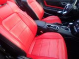 2019 Ford Mustang EcoBoost Premium Convertible Showstopper Red Interior