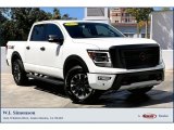 2023 Glacier White Nissan Titan Pro-4X Crew Cab 4x4 #146477530