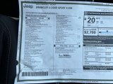2024 Jeep Wrangler 4-Door Sport S 4x4 Window Sticker