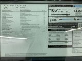 2023 Mercedes-Benz EQB 250 Window Sticker