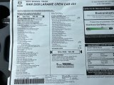 2024 Ram 2500 Laramie Crew Cab 4x4 Window Sticker