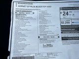 2024 Dodge Hornet GT Plus Blacktop AWD Window Sticker