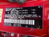 2015 NX Color Code for Matador Red Mica - Color Code: 3R1