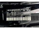 2020 GLB Color Code for Cosmos Black Metallic - Color Code: 696