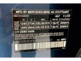 2023 EQB Color Code for Denim Blue Metallic - Color Code: 667