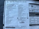 2024 Ram 1500 Laramie Crew Cab 4x4 Window Sticker