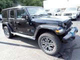 2024 Jeep Wrangler 4-Door High Altitude 4xe Hybrid Front 3/4 View