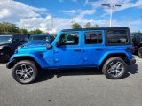 Hydro Blue Pearl Jeep Wrangler 4-Door in 2024