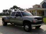 2001 Light Pewter Metallic Chevrolet Silverado 3500 LT Crew Cab 4x4 Dually #14646200