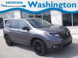 2021 Modern Steel Metallic Honda Passport Sport AWD #146545358