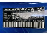 2023 SL Color Code for Starling Blue Metallic - Color Code: 970