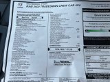 2024 Ram 2500 Tradesman Crew Cab 4x4 Window Sticker