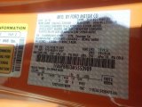 2021 Mustang Color Code for Twister Orange Tri-Coat - Color Code: CA