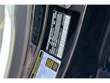 2023 EQE Color Code for Black - Color Code: 040