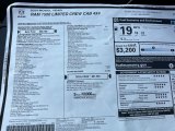 2024 Ram 1500 Limited Night Edition Crew Cab 4x4 Window Sticker