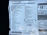 2023 Dodge Charger Scat Pack Widebody Window Sticker