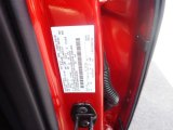 2023 F150 Color Code for Hot Pepper Red Metallic - Color Code: EA