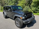 2024 Jeep Wrangler 4-Door Sport S 4xe Hybrid Front 3/4 View