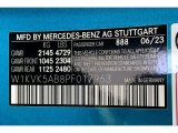 2023 SL Color Code for Hyper Blue Metallic - Color Code: 888