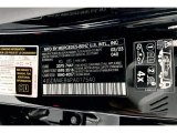 2023 EQS Color Code for Black - Color Code: 040