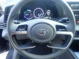2023 Hyundai Elantra Blue Hybrid Steering Wheel