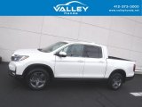 Platinum White Pearl Honda Ridgeline in 2021