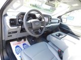 2021 Ford F150 XL Regular Cab 4x4 Plow Truck Medium Dark Slate Interior