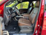 2020 Nissan Titan Platinum Reserve Crew Cab 4x4 Black/Brown Interior