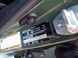 2022 4Runner Color Code for Army Green - Color Code: 6V7