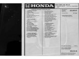 2024 Honda Civic LX Sedan Window Sticker
