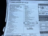 2023 Dodge Challenger R/T Plus Window Sticker