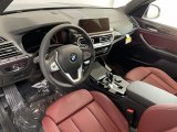 2024 BMW X3 sDrive30i Tacora Red Interior