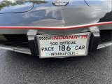 1978 Chevrolet Corvette Indianapolis 500 Pace Car Info Tag