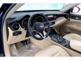 2019 Alfa Romeo Stelvio Ti Lusso AWD Crema Interior