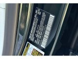 2023 EQE Color Code for Emerald Green Metallic - Color Code: 989