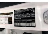 2020 GLE Color Code for Polar White - Color Code: 149