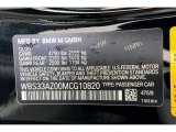 2021 M4 Color Code for Black Sapphire Metallic - Color Code: 475