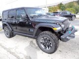 2024 Jeep Wrangler 4-Door Rubicon X 4xe Hybrid Front 3/4 View