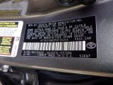 2023 Camry Color Code for Predawn Gray Mica - Color Code: 1H1