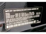 2021 X6 Color Code for Black Sapphire Metallic - Color Code: 475