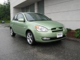 2007 Apple Green Hyundai Accent SE Coupe #14648247