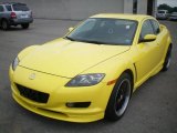 2004 Lightning Yellow Mazda RX-8  #14636367
