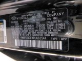 2024 Palisade Color Code for Abyss Black Pearl - Color Code: A2B