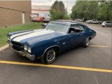 1970 Fathom Blue Metallic Chevrolet Chevelle SS 396 Coupe #146735099