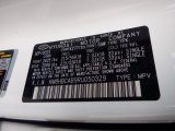 2024 Kona Color Code for Atlas White - Color Code: SAW