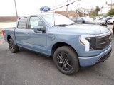 2023 Ford F150 Lightning Lariat 4x4 Front 3/4 View