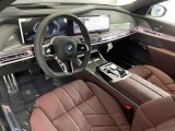 2024 BMW 7 Series 750e xDrive Sedan Amarone Interior