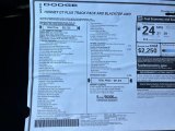2024 Dodge Hornet GT Plus Track Pack/Blacktop AWD Window Sticker