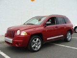 2007 Inferno Red Crystal Pearlcoat Jeep Compass Limited 4x4 #14647919