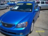 2006 Spark Blue Kia Spectra SX Sedan #14720796